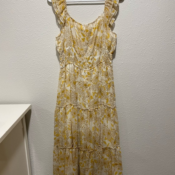 Trixxi Yellow Floral Maxi Dress - Picture 3 of 3